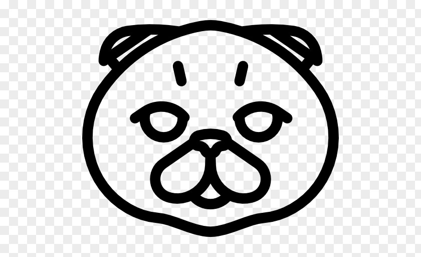 Dog Snout White Black M Clip Art PNG