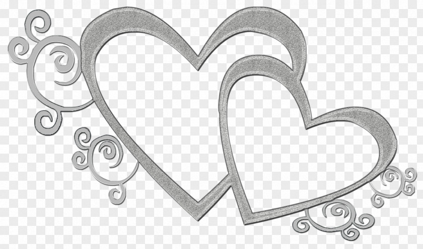 Double Hearts Heart Valentines Day Clip Art PNG