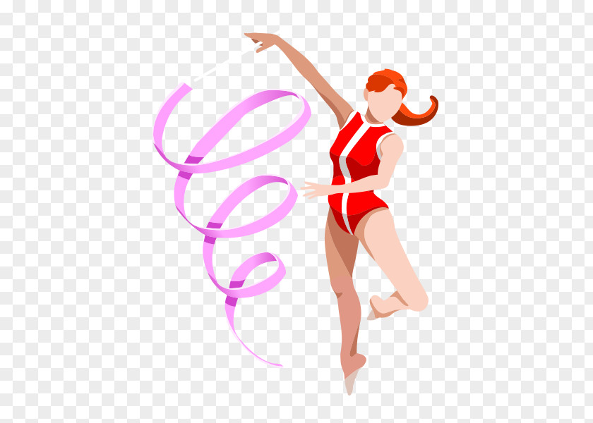 Gymnastics Rhythmic Sport Illustration PNG