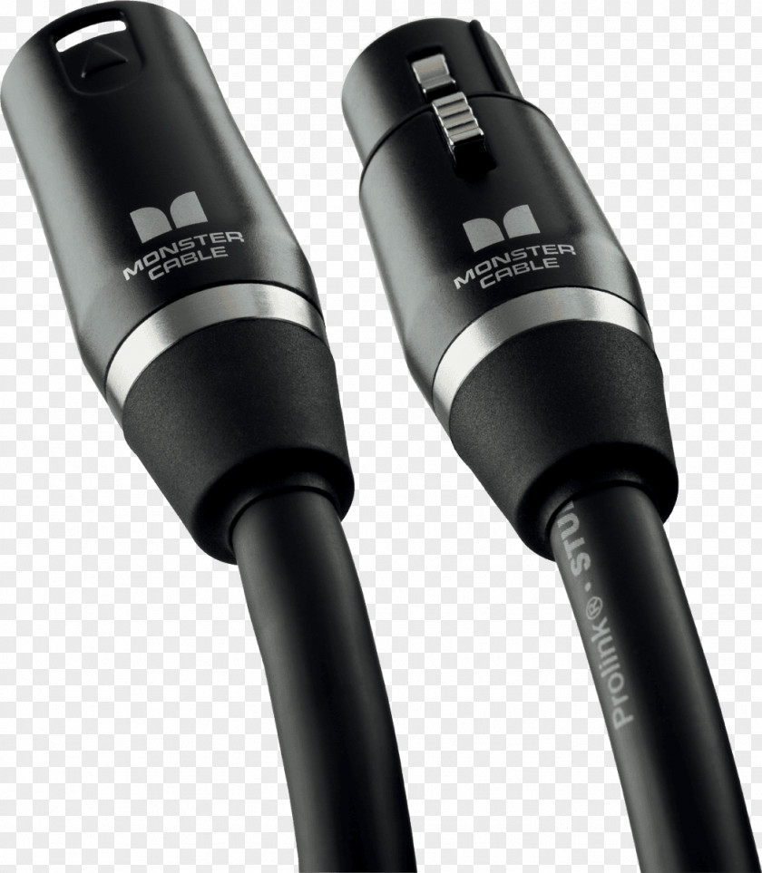 Microphone Electrical Cable Monster XLR Connector Professional Audio PNG