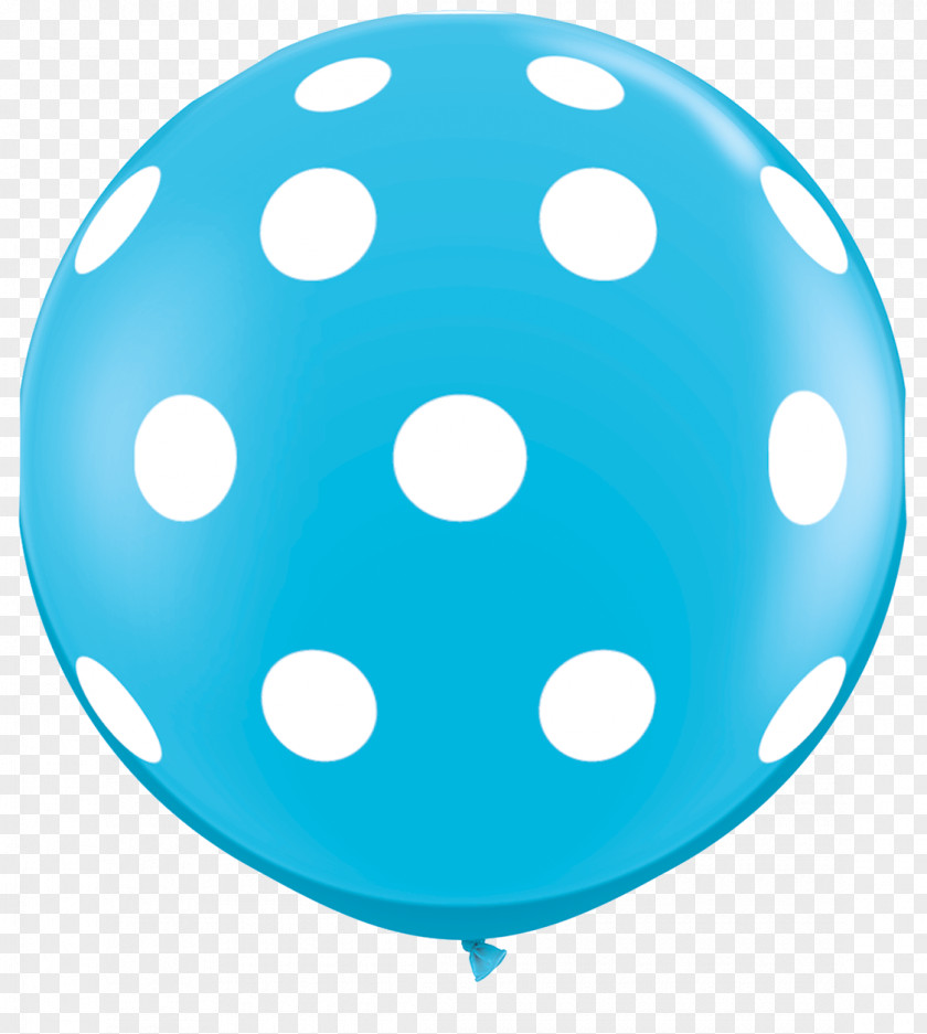 Polka Dot Lantern Gas Balloon Party Blue PNG