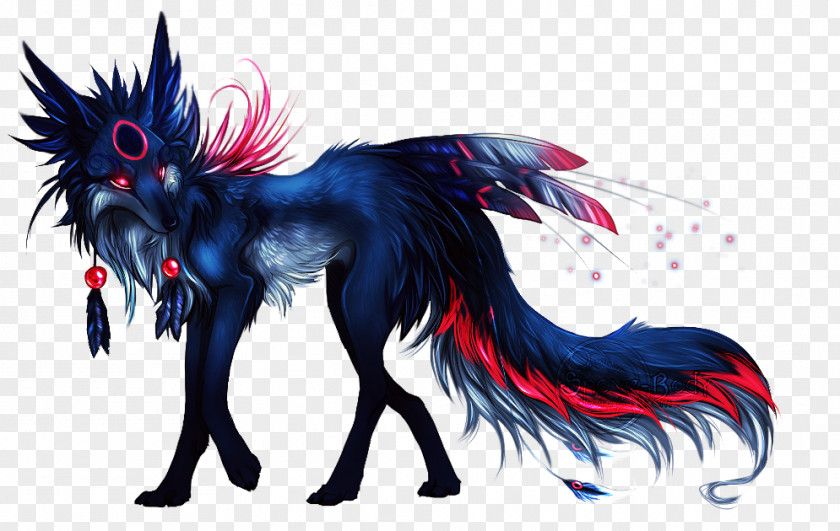 Blue Wolf Head Furry Fandom DeviantArt Demon Fan Art PNG
