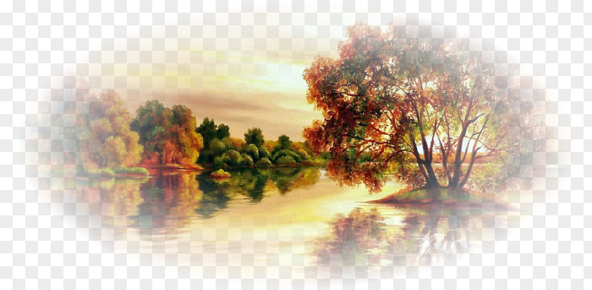 Painting Desktop Wallpaper Landscape Berezovaya Roshcha PNG