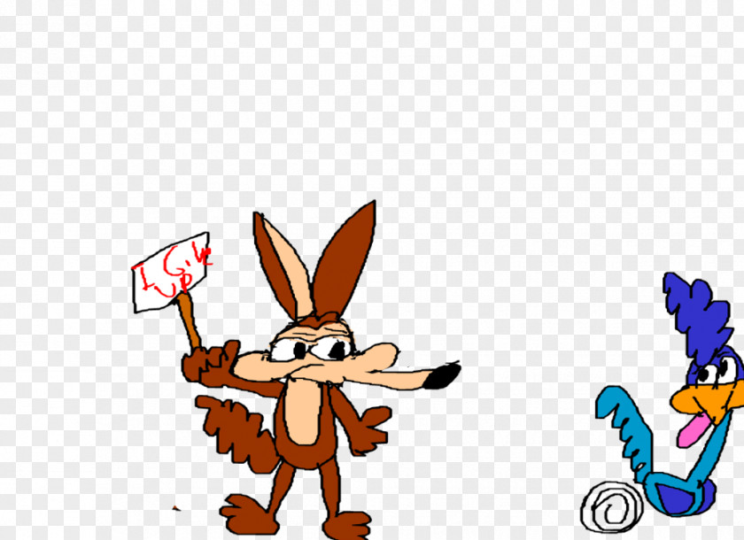 Road Runner Looney Tunes Hare Easter Bunny Clip Art Canidae Illustration PNG