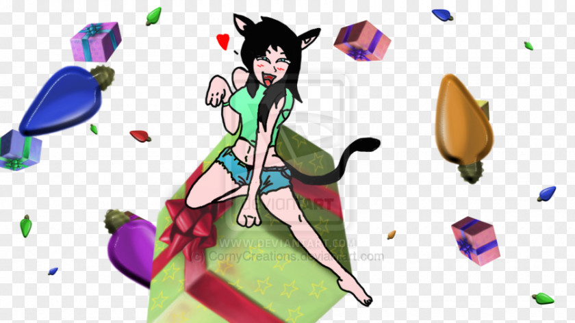 Catgirl Character Fiction Clip Art PNG