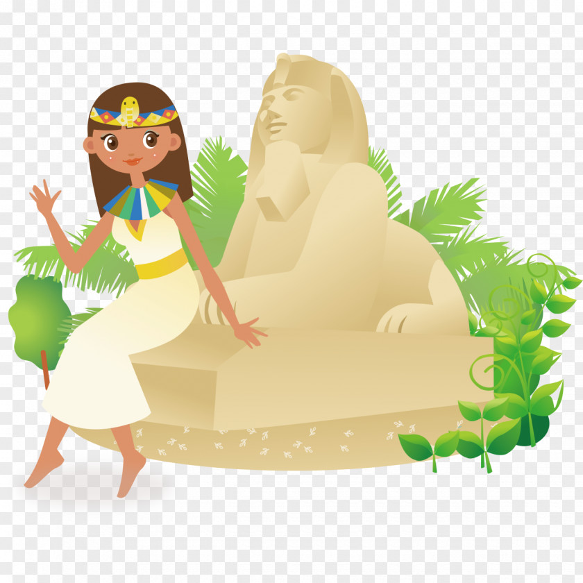 Egypt Great Sphinx Of Giza Vector Graphics Image Cartoon PNG