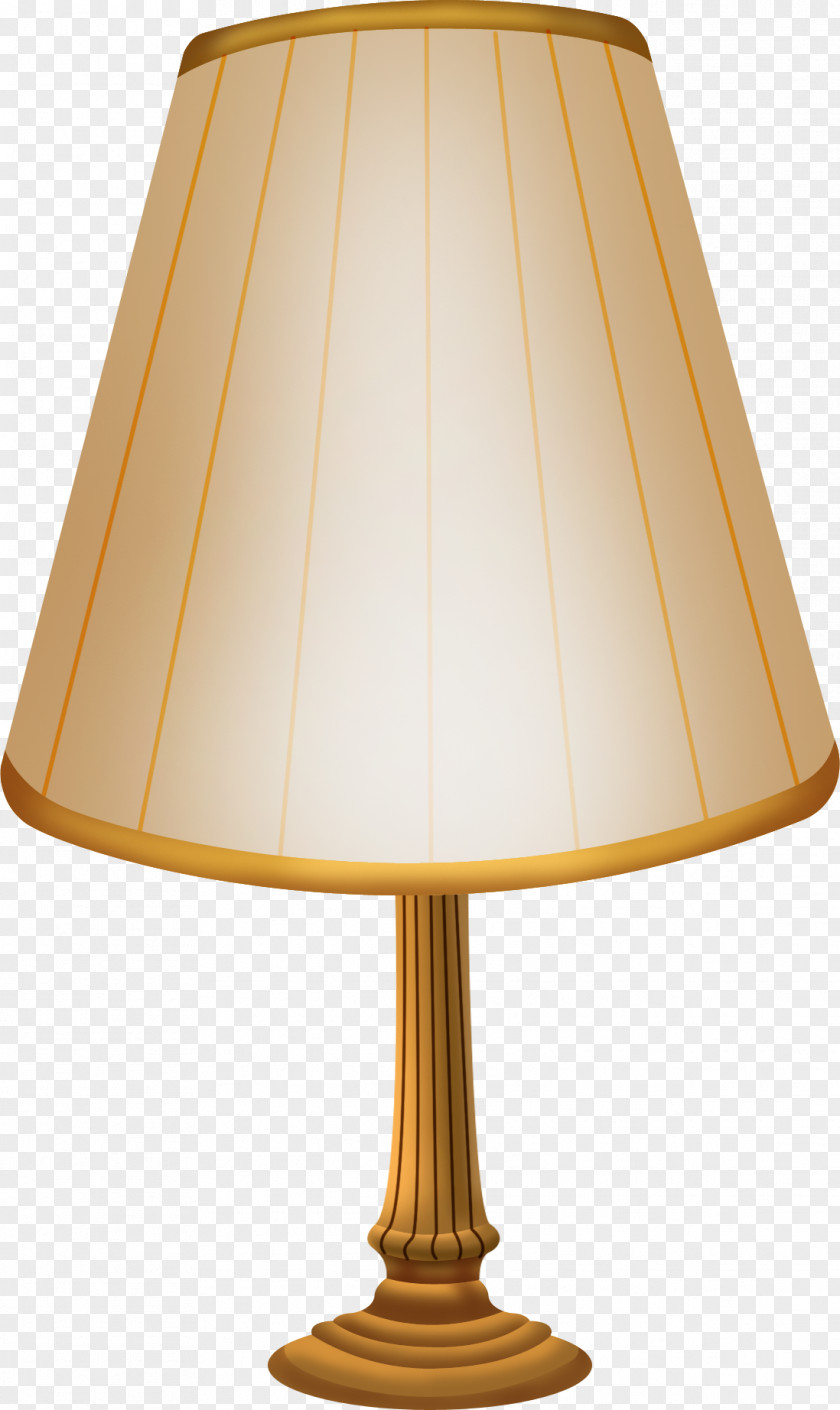 Hand-painted Table Lamp Ornament Material Free To Pull Lampshade Light PNG