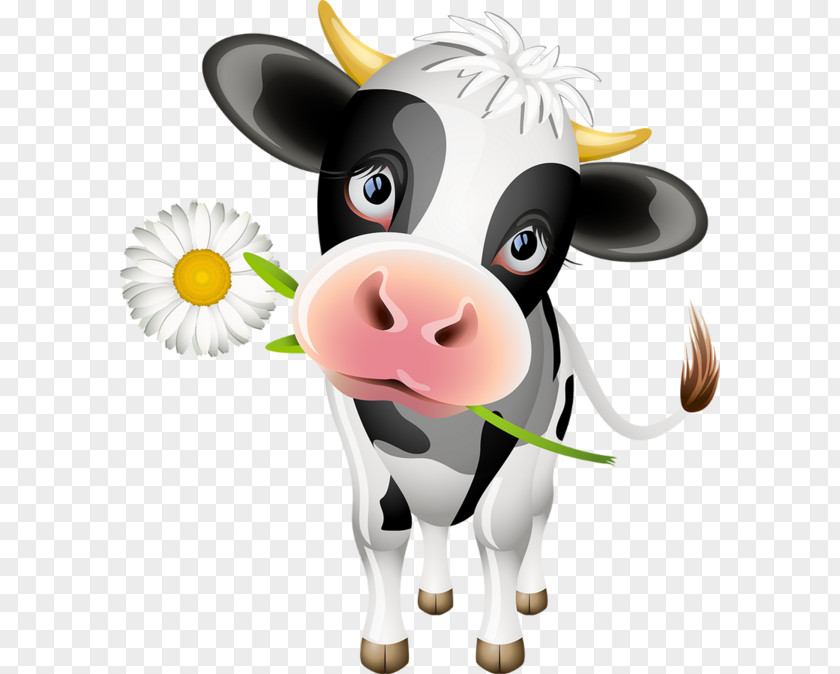 Happy Cow Calf Holstein Friesian Cattle Vector Graphics Clip Art Royalty-free PNG