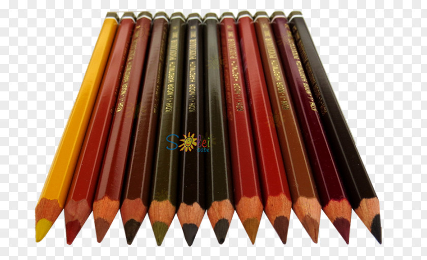 Pencil Colored Koh-i-Noor Hardtmuth Bronze PNG