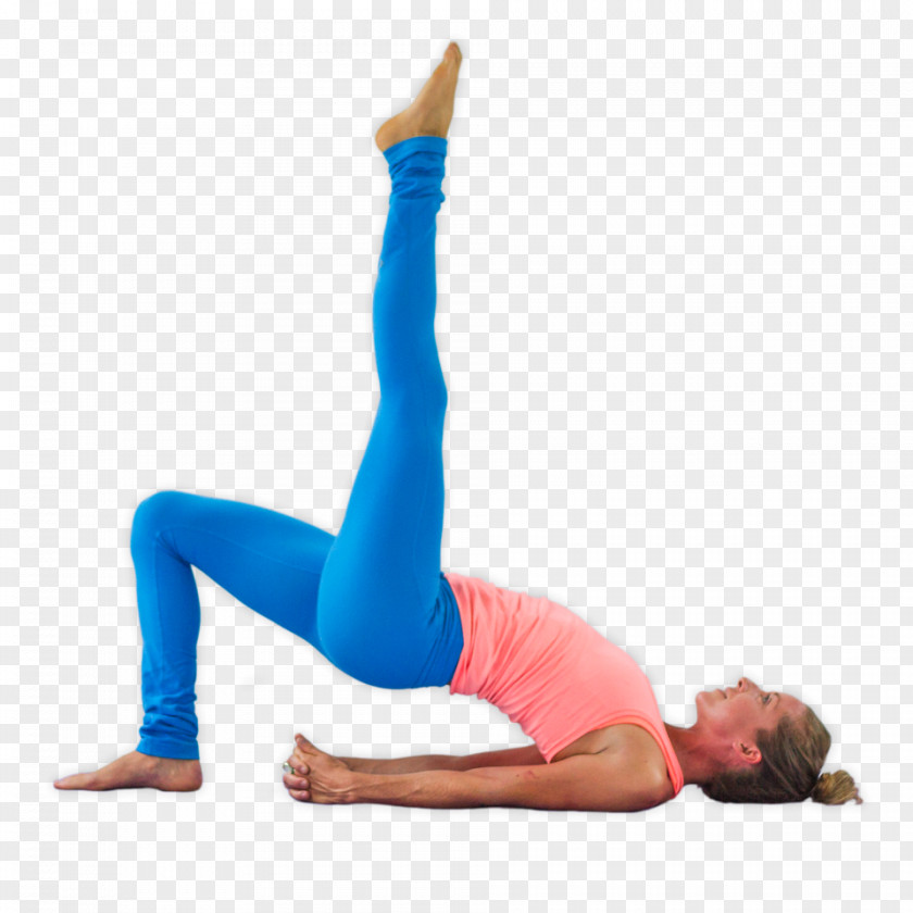 Practice Yoga Bridge Stretching Supine Position Shoulder PNG