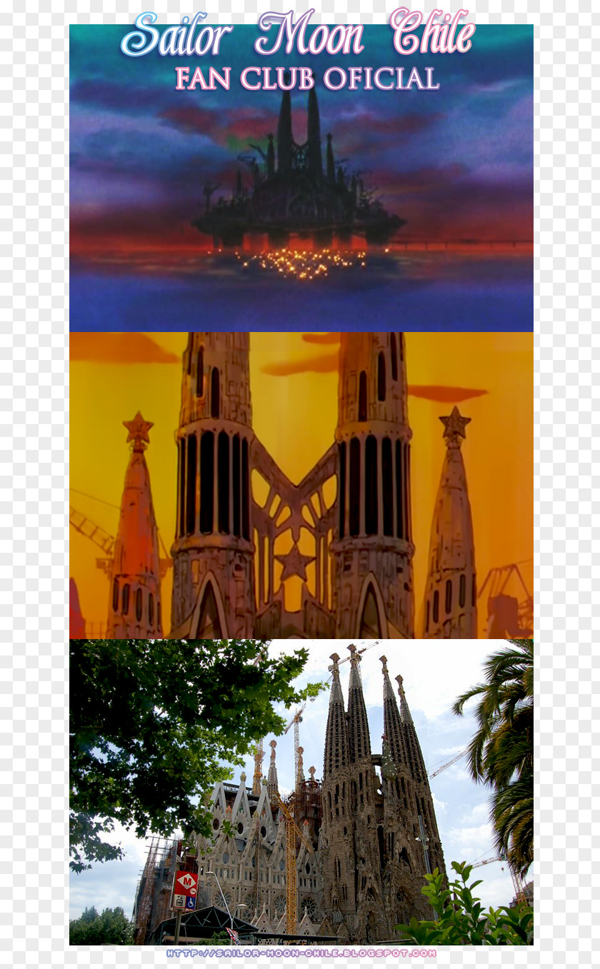 Sagrada Familia Família Landmark Sailor Moon Historic Site Cathedral PNG