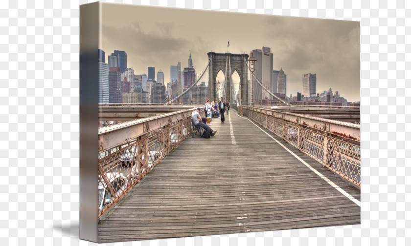 Building Brooklyn Bridge Skyline Bridge–tunnel Gallery Wrap Picture Frames PNG