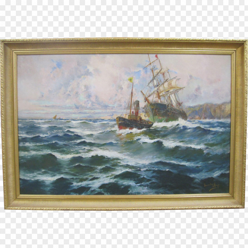 Seascape Watercolor Painting Oil Impressionism Artist PNG