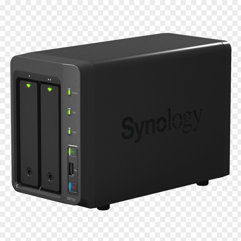 Synology Inc. Network Storage Systems DiskStation DS713+ Computer Servers PNG