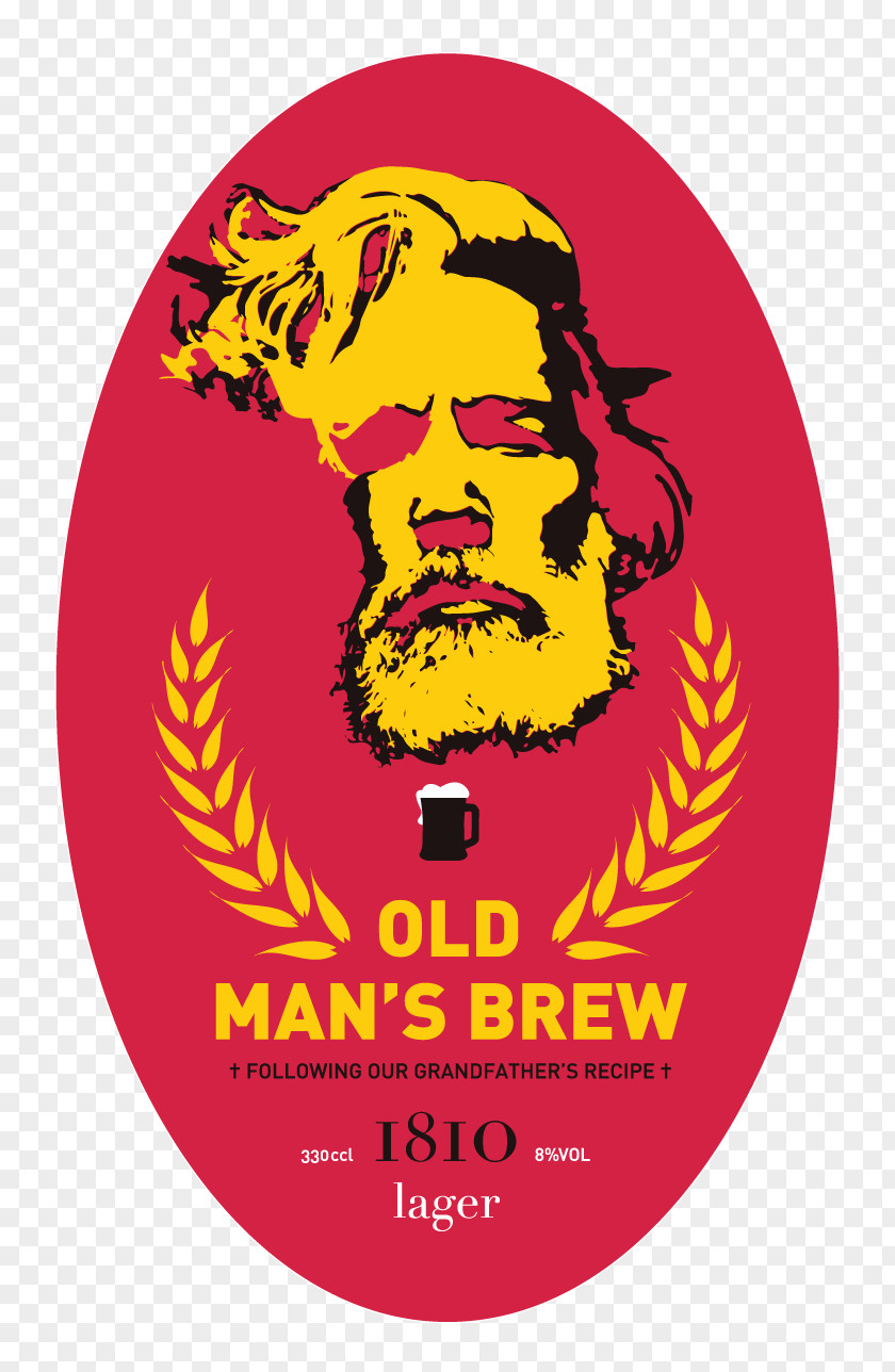 Beer Labels Logo The Beards Brand Emblem PNG