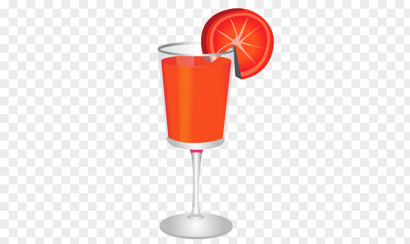 Cartoon Drink Cocktail Garnish Sea Breeze Juice Orange PNG