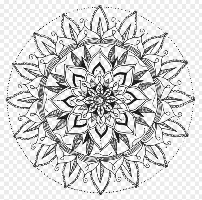 Mandala Drawing Image Work Of Art Alhambra PNG