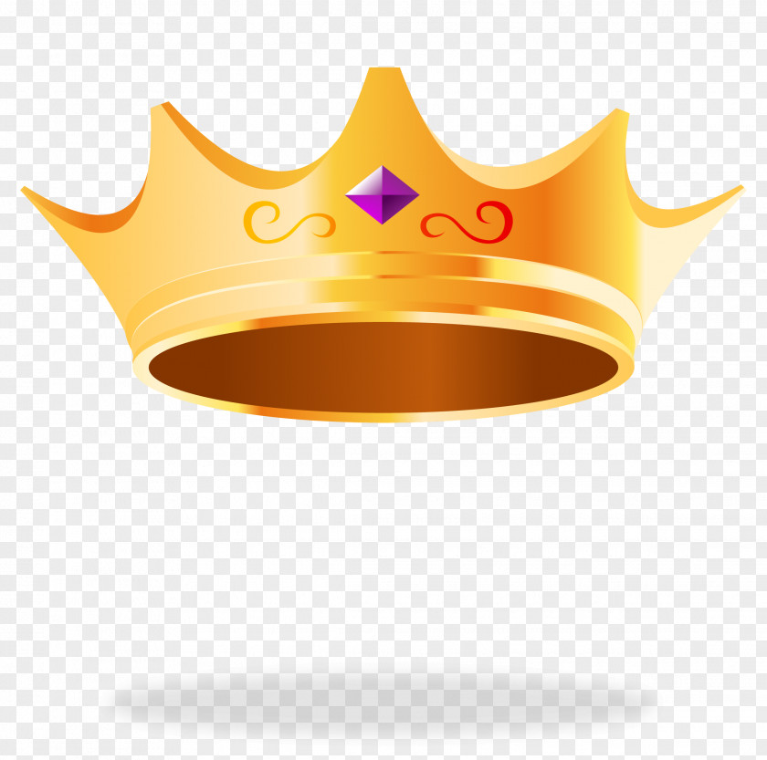 Vector Hand Painted Crown Clip Art PNG