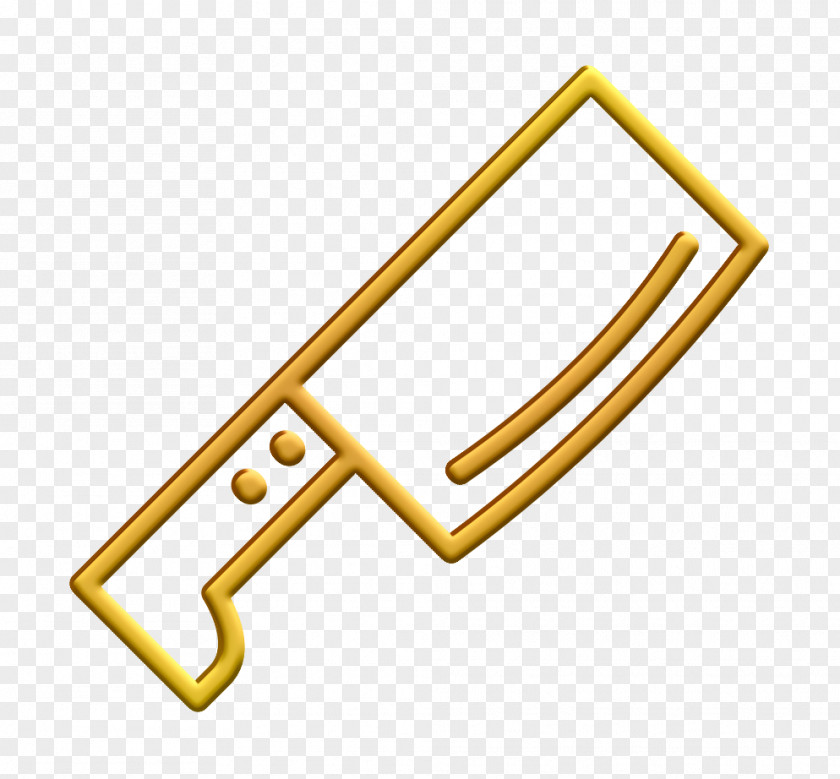 Bbq Icon Cleaver Knife PNG
