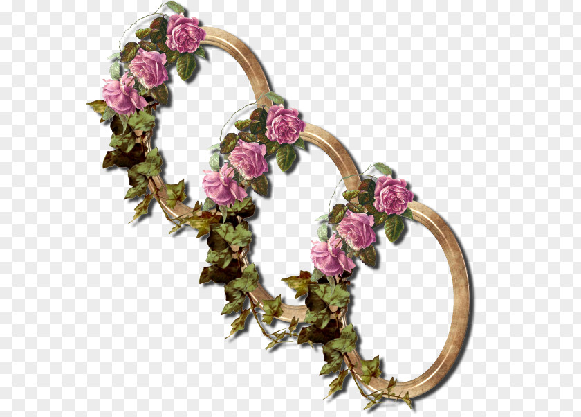 Design Floral Picture Frames PNG