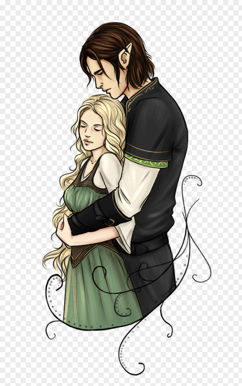 Feyre Fan Art Drawing A Court Of Thorns And Roses PNG