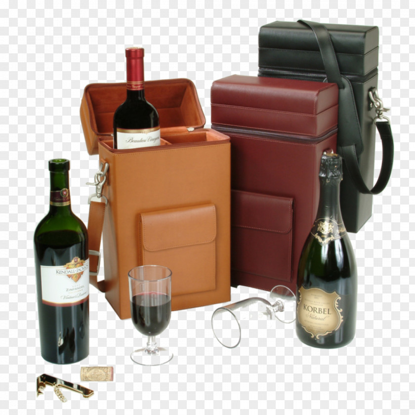 Genuine Leather Stools Wine Cooler Bag Bottle Glass PNG