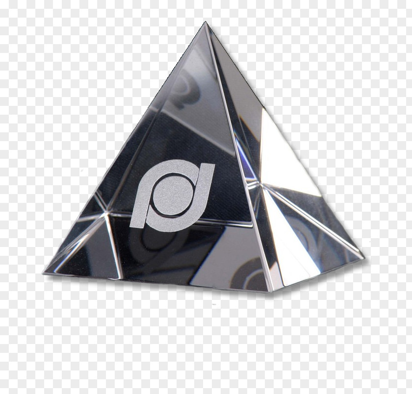 Glass Trophy Triangle Award PNG