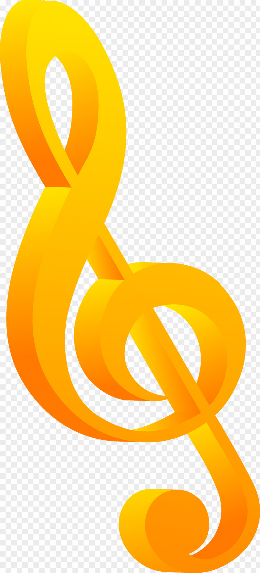 Musical Note Clef Illustration PNG