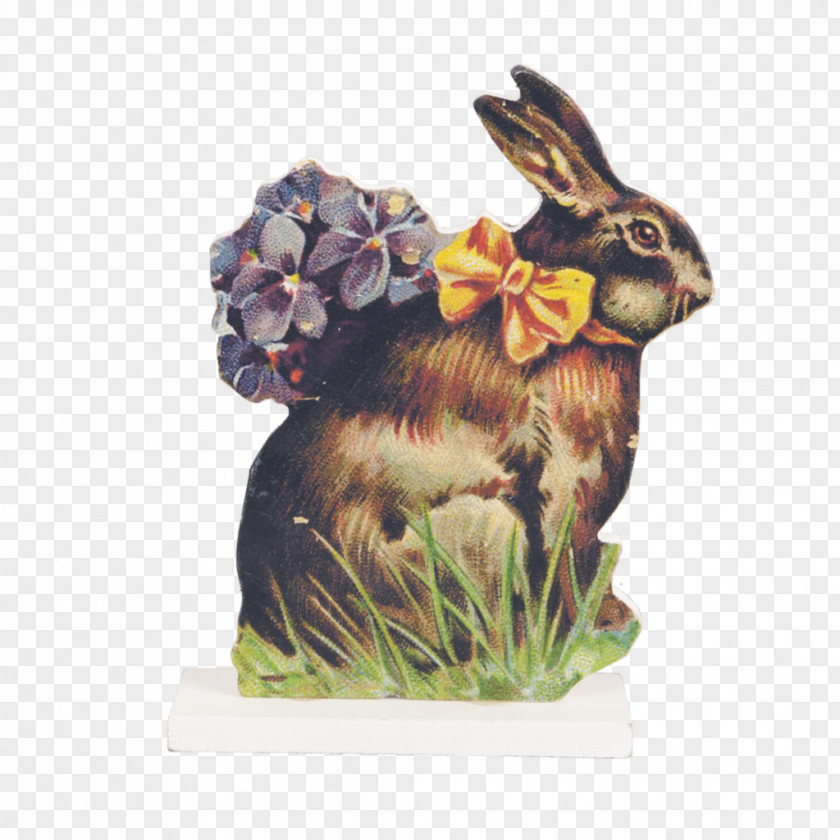 Shabby Chic Cabin Easter Bunny Rabbit Happy Easter! Hare PNG