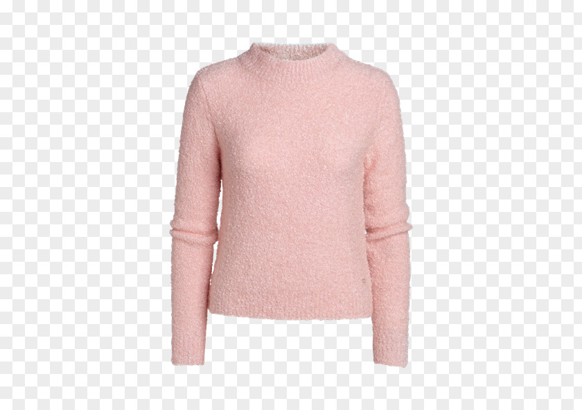 Sleeve Shoulder Sweater Pink M Wool PNG