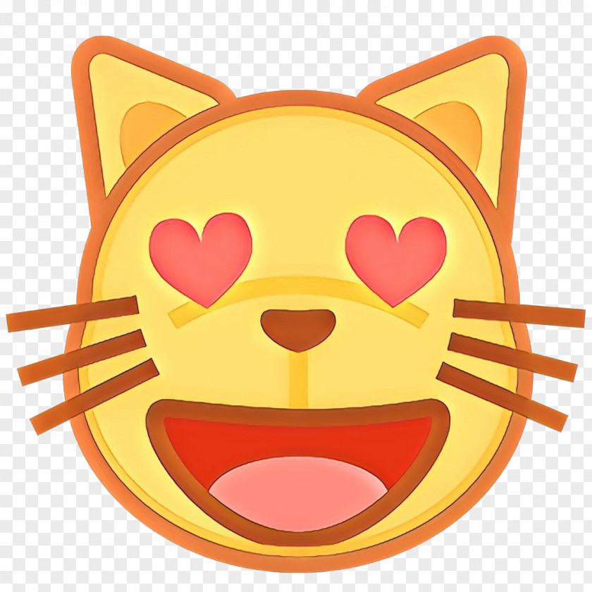 Whiskers Smile Cat Emoji PNG