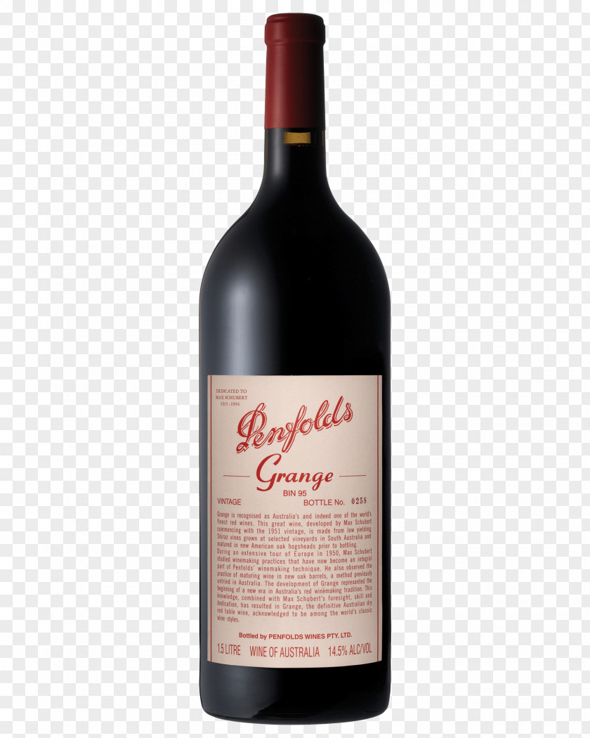 Wine Red 2001 Penfolds Grange Shiraz PNG