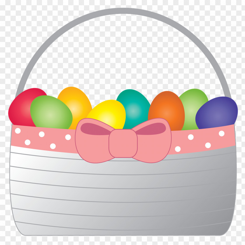 A Basket Of Eggs Easter Bunny Egg PNG