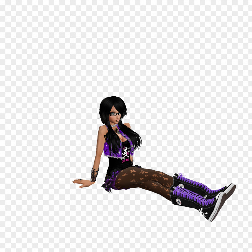 Avakin Vs Imvu Purple Shoe PNG