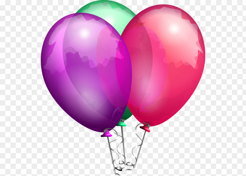 Balloon Birthday Party Clip Art PNG