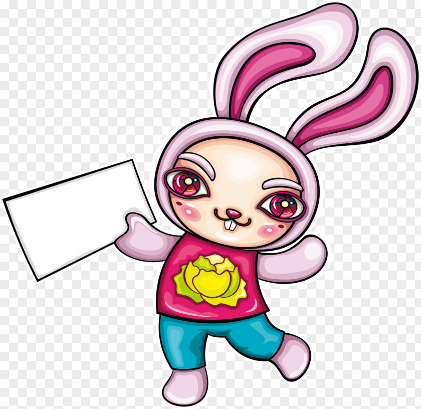 Cartoon Bunny Rabbit Clip Art PNG