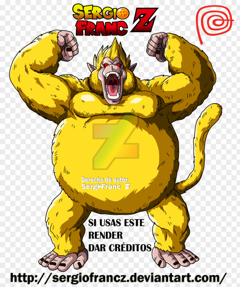 Golden Ape Crossfit DeviantArt Dragon Ball Artist Saiyan PNG