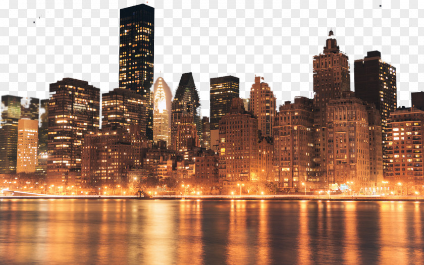 New York Building Night One World Trade Center Midtown Manhattan Light NY Through The Lens Skyline PNG