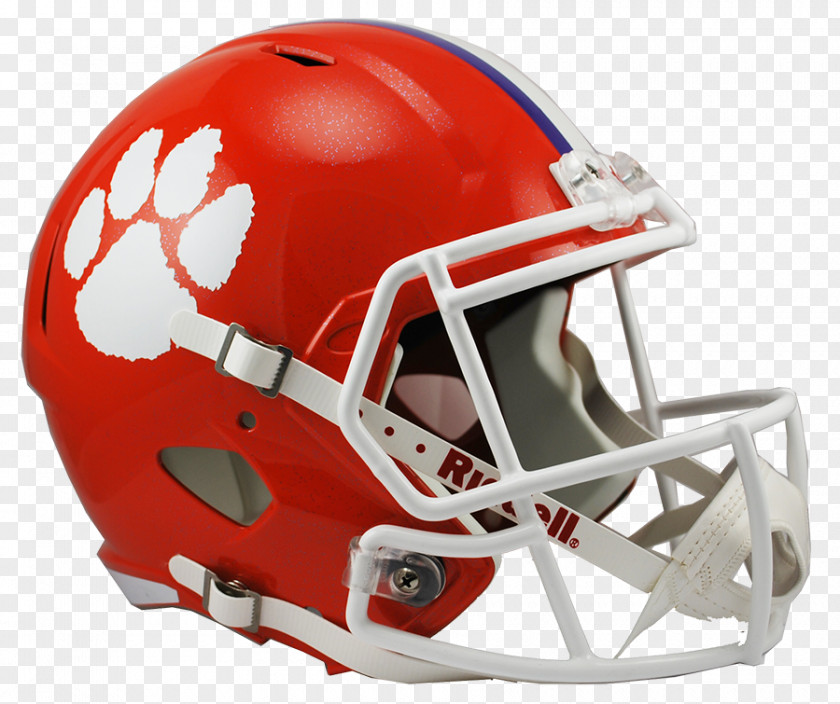 Wearing A Helmet Of Tigers Clemson Football University American Helmets PNG