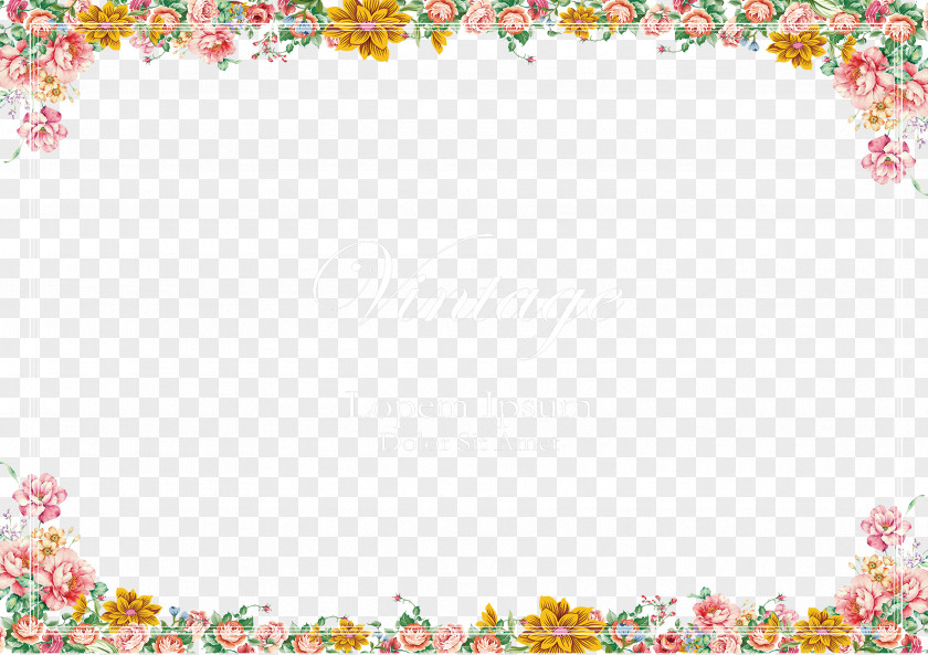 Small Fresh Lace Camera Frame Film Picture PNG