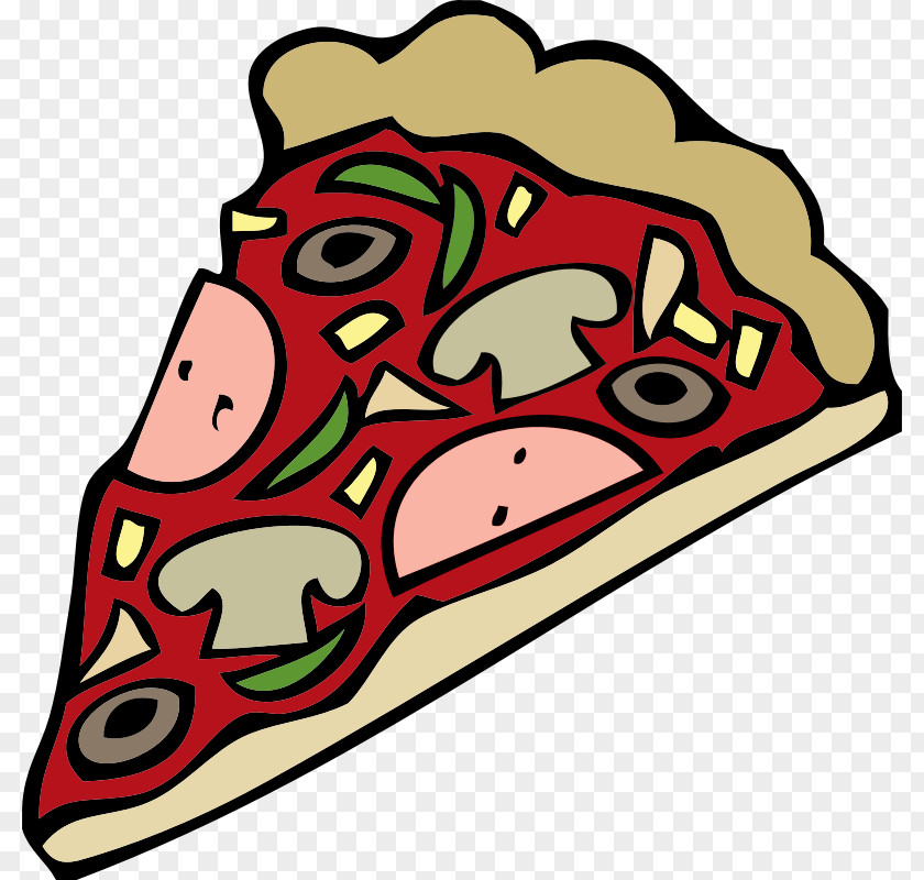 Cartoon Pizza Slice Italian Cuisine Vegetarian Burrito Clip Art PNG