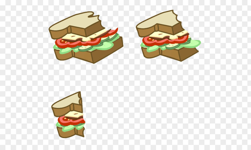 Ham Fast Food Sandwich PNG