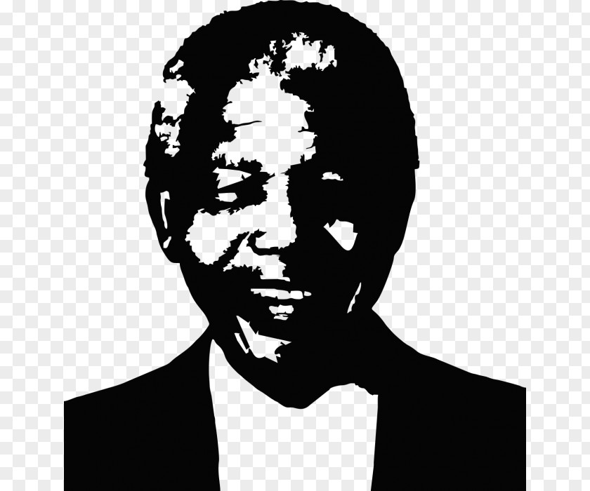 Nelson Mandela Black And White Photography Drawing Sticker PNG