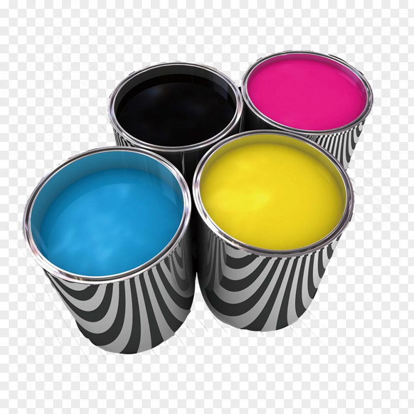 Paint Bucket Stock Photography Royalty-free CMYK Color Model PNG