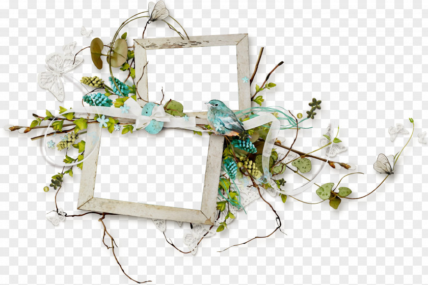 Twig Plant Floral Flower Background PNG