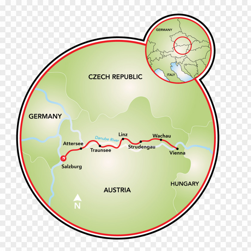 Viena Salzburg Danube Vienna International Airport Bicycle Long-distance Cycling Route PNG