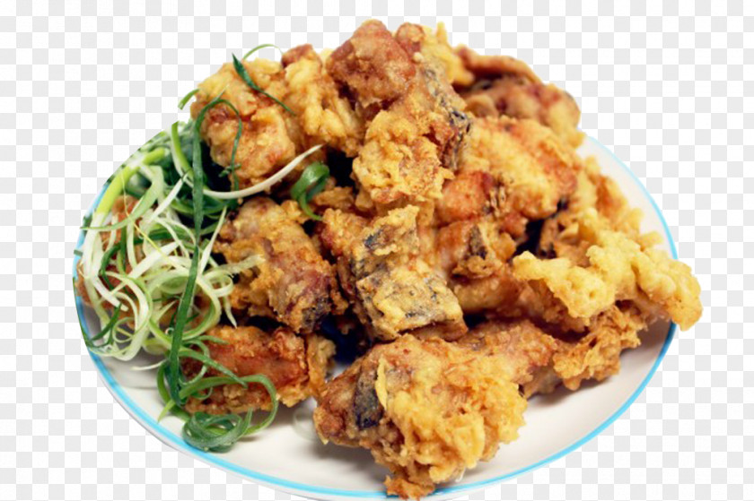 A Chicken Karaage Fried Nugget French Fries PNG