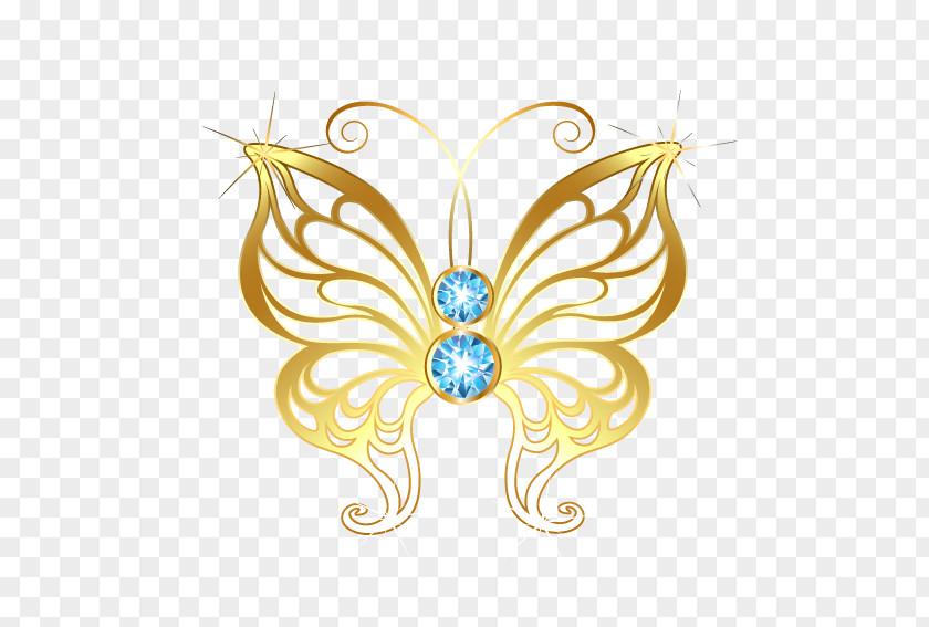 Butterfly Shape Jewelry PNG