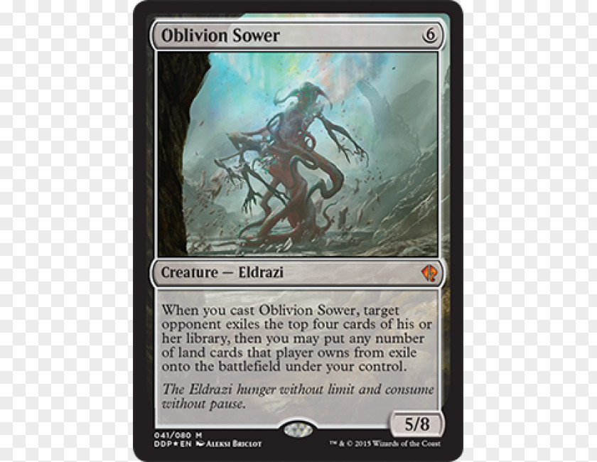 Dominaria Magic: The Gathering Oblivion Sower Battle For Zendikar Playing Card PNG