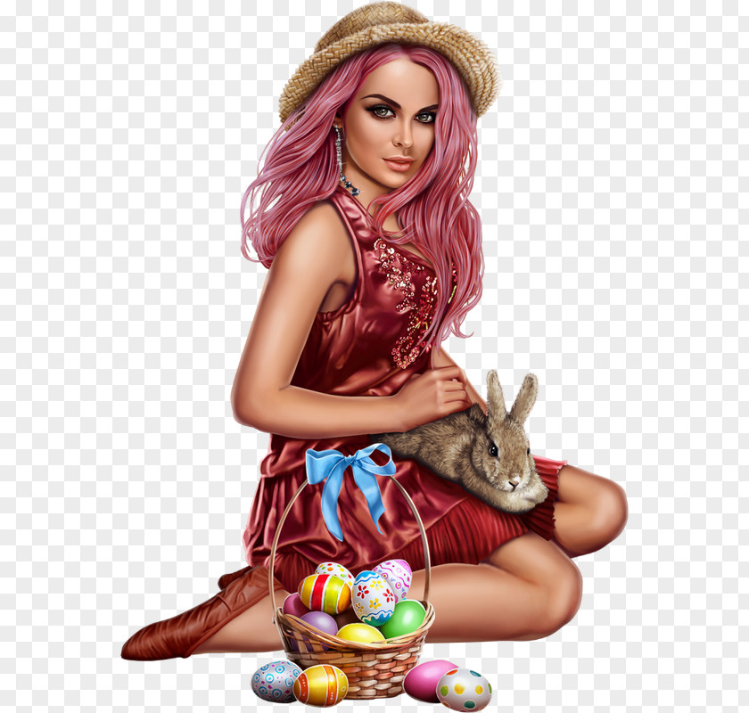 Easter Bunny Woman International Women's Day Rabbit PNG
